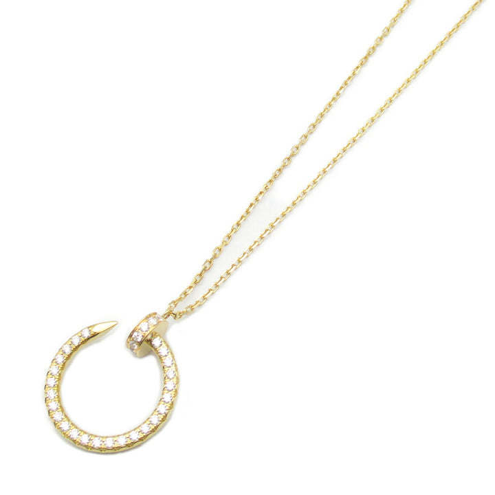 Cartier K18 Yellow Gold Diamond Necklace