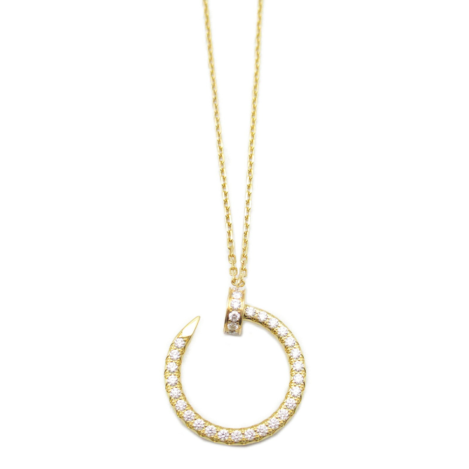 Cartier K18 Yellow Gold Diamond Necklace