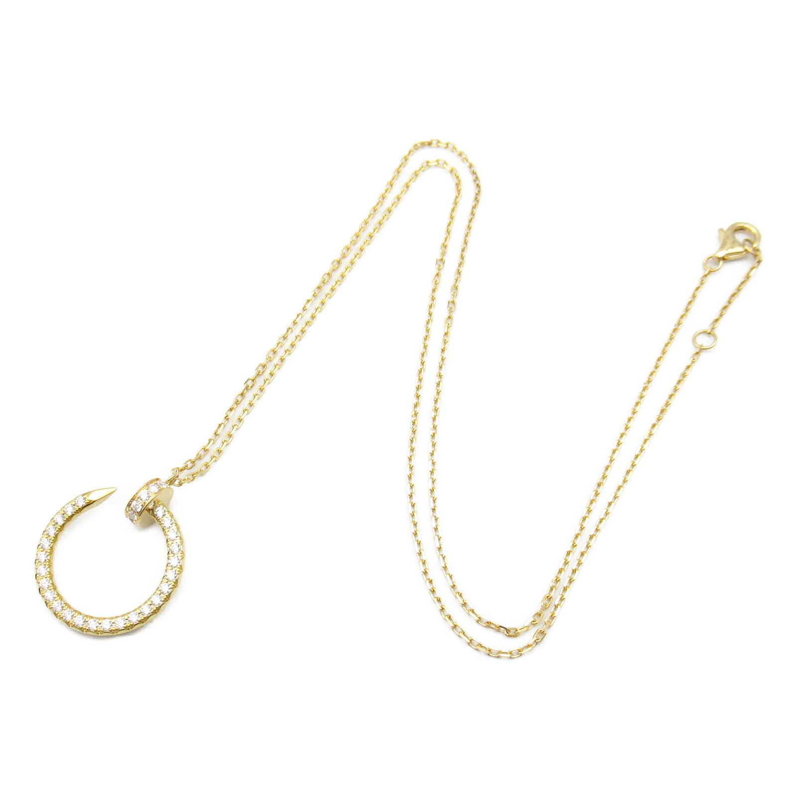 Cartier K18 Yellow Gold Diamond Necklace