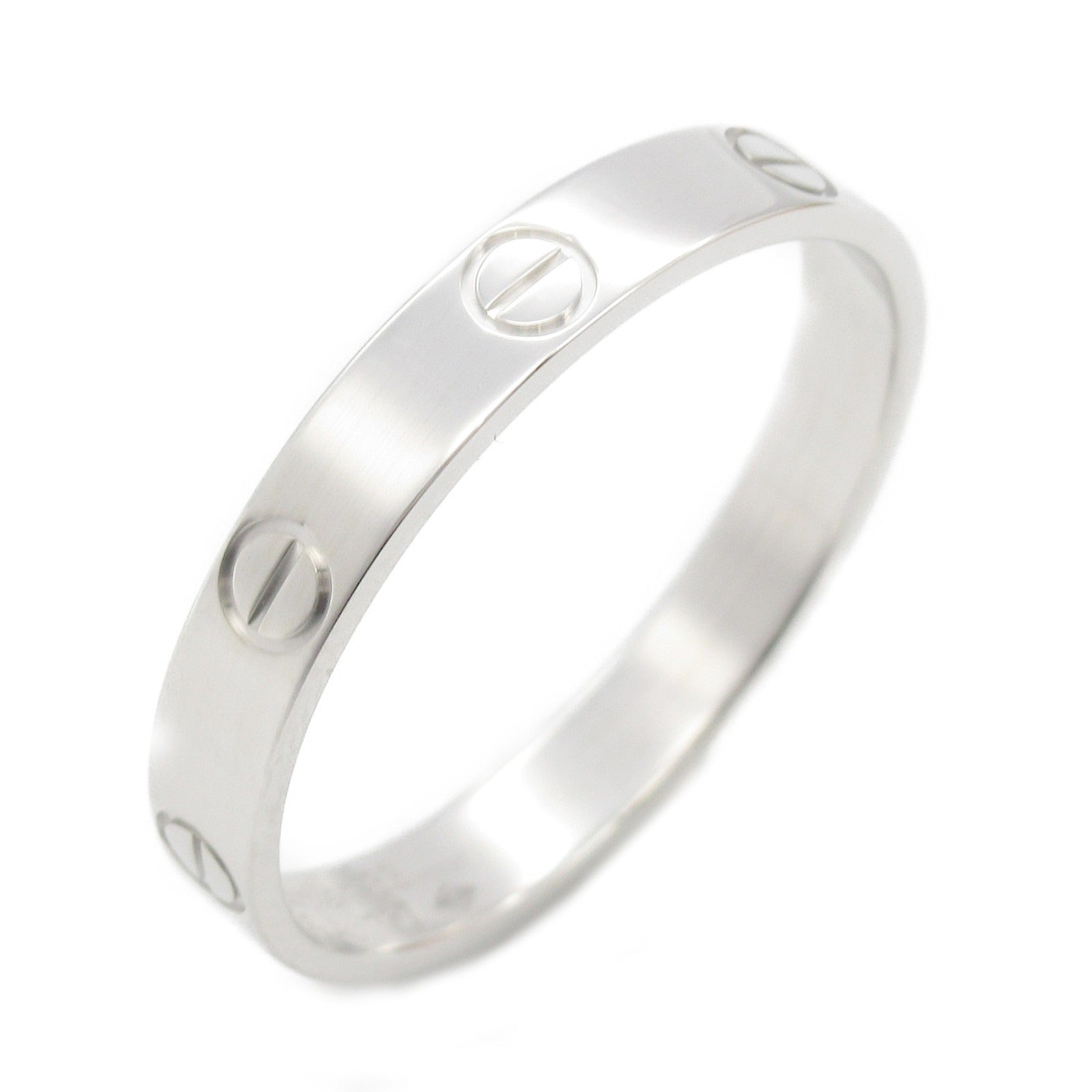 Cartier Mini Love Ring K18WG White Gold