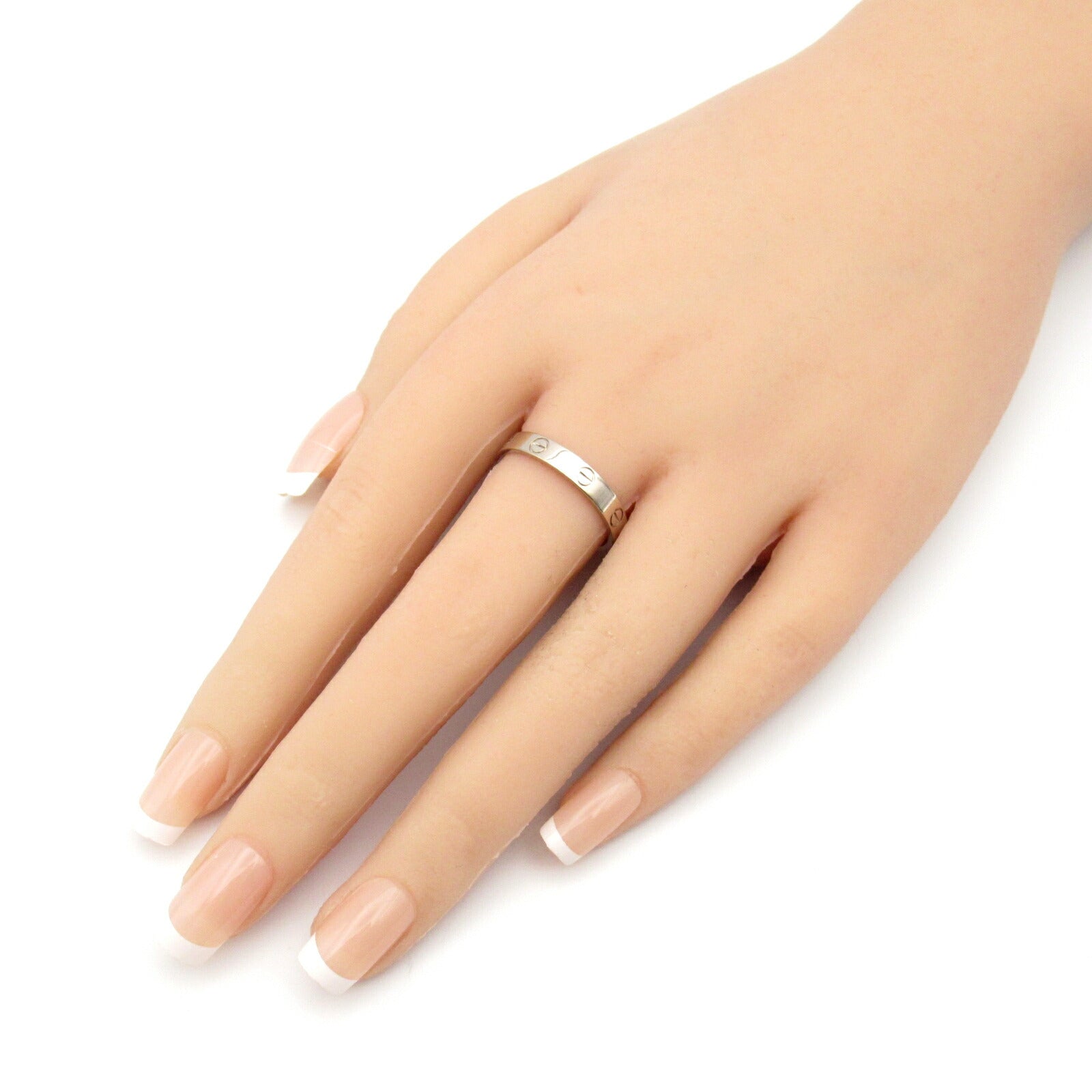 Cartier Mini Love Ring K18WG White Gold