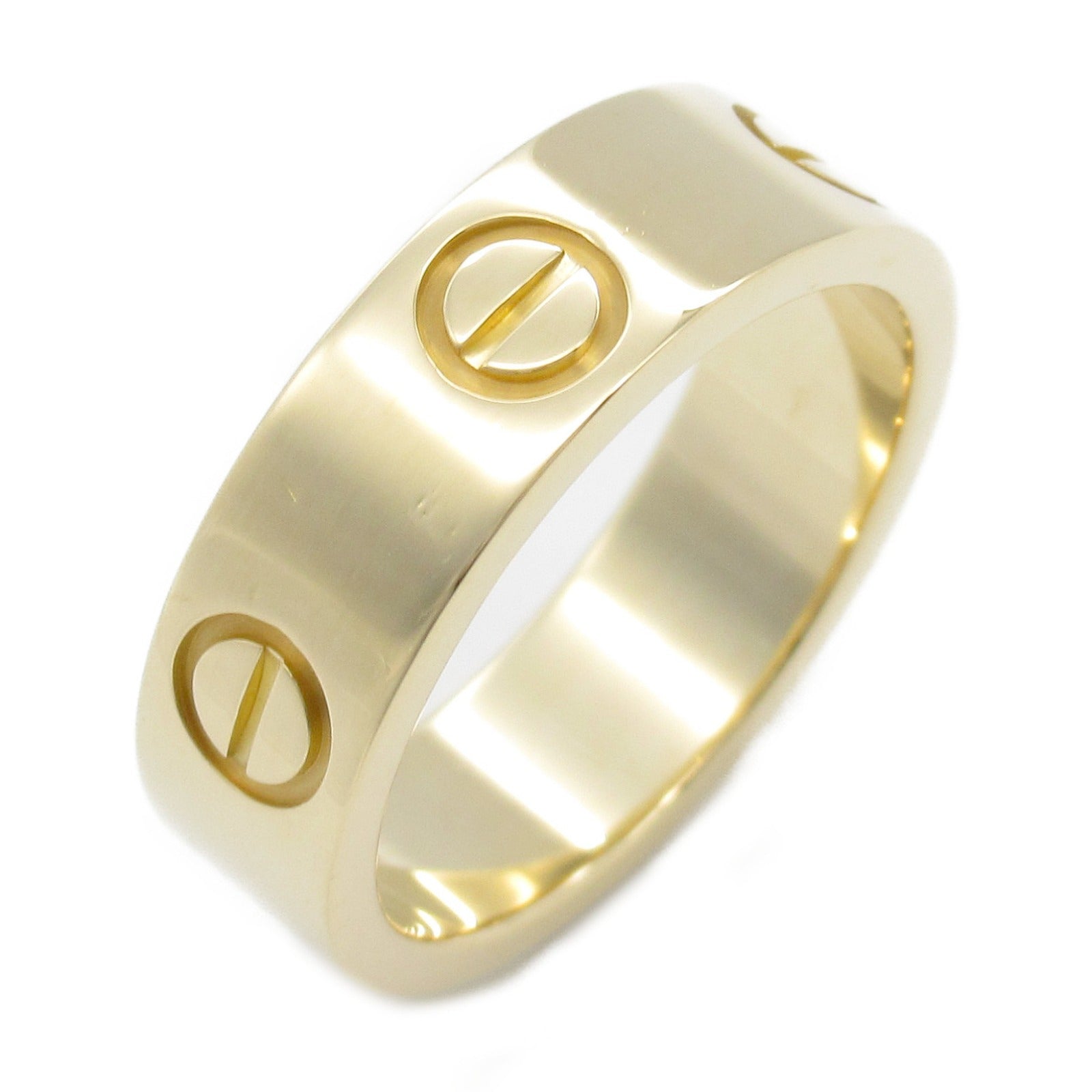 Cartier Love Ring K18 Yellow Gold Jewelry