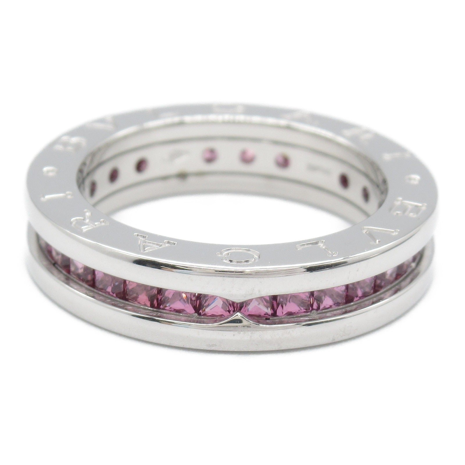 Bvlgari B-Zero1 Rhodolite Garnet Ring K18WG