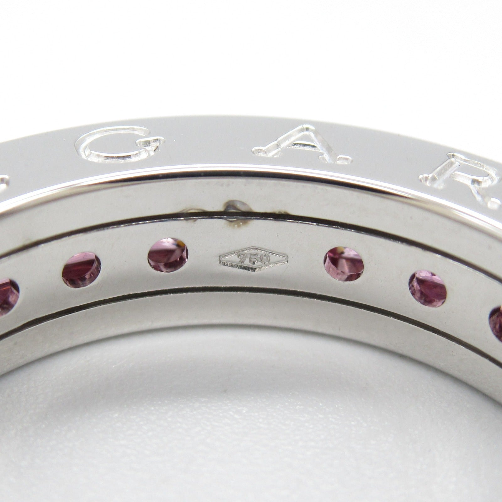 Bvlgari B-Zero1 Rhodolite Garnet Ring K18WG