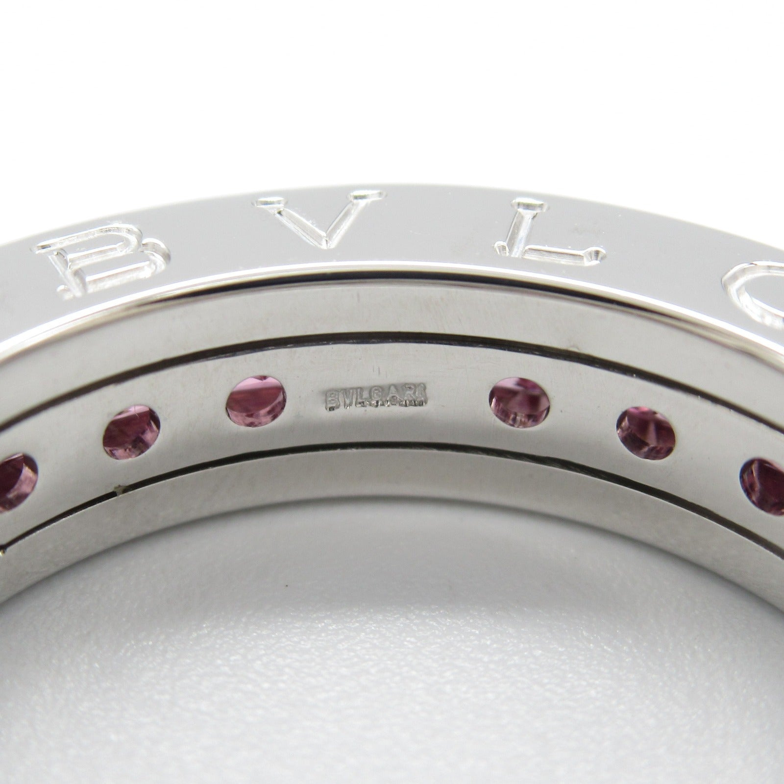 Bvlgari B-Zero1 Rhodolite Garnet Ring K18WG