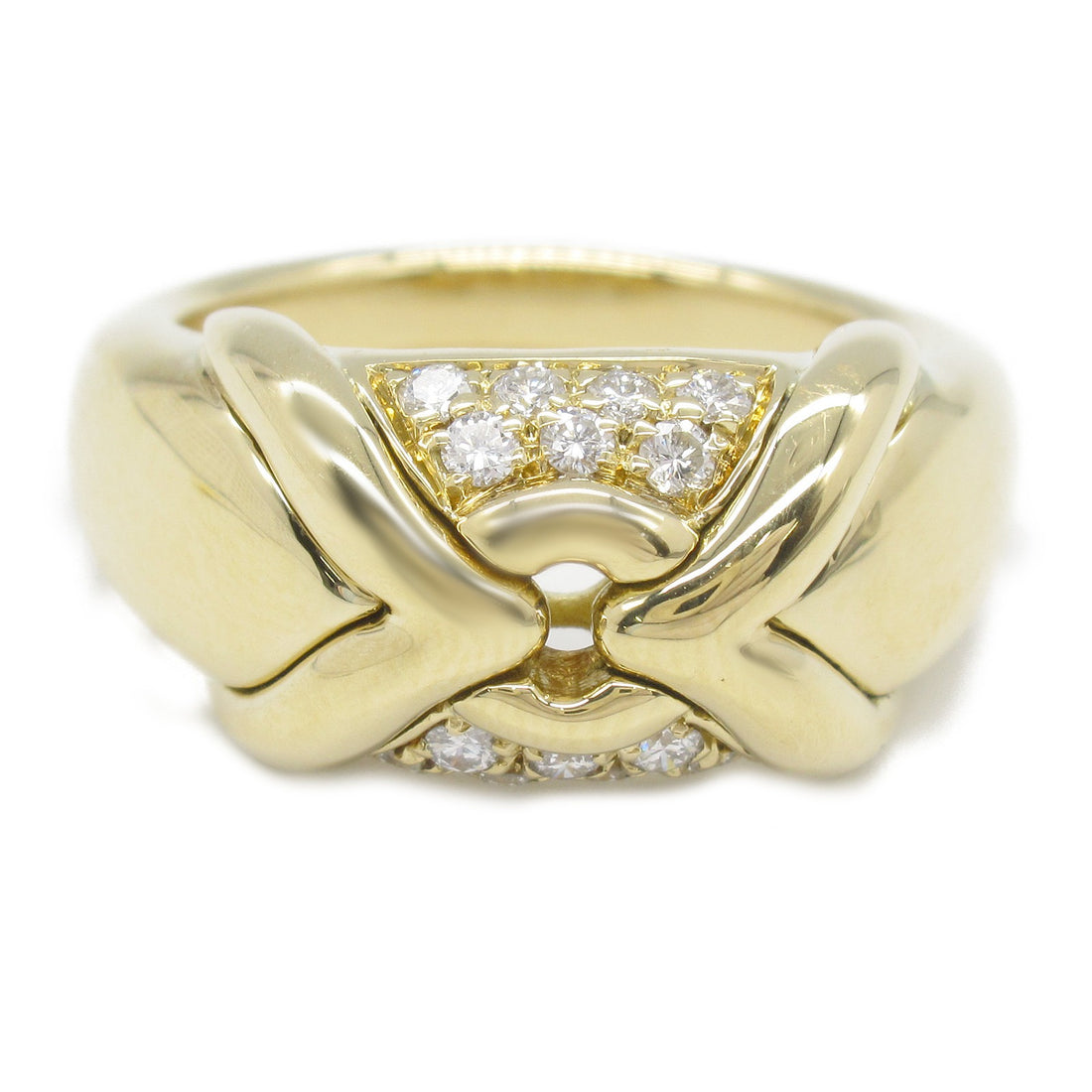 Bvlgari K18 Yellow Gold Diamond Ring