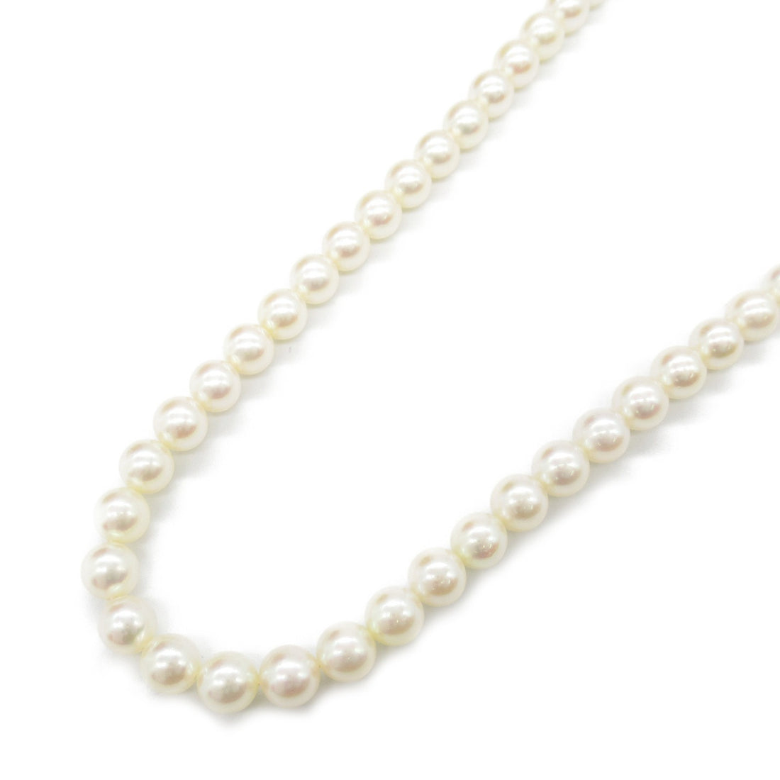 MIKIMOTO Akoya Pearl Silver Necklace