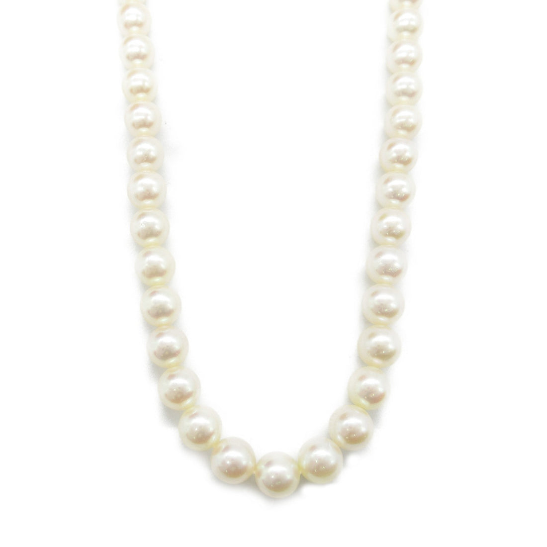 MIKIMOTO Akoya Pearl Silver Necklace