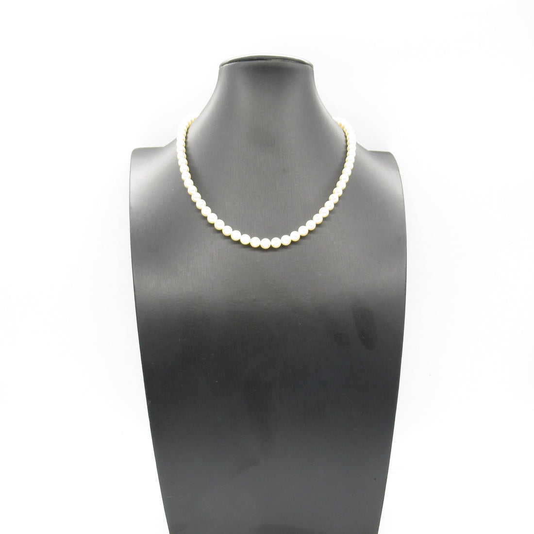 MIKIMOTO Akoya Pearl Silver Necklace