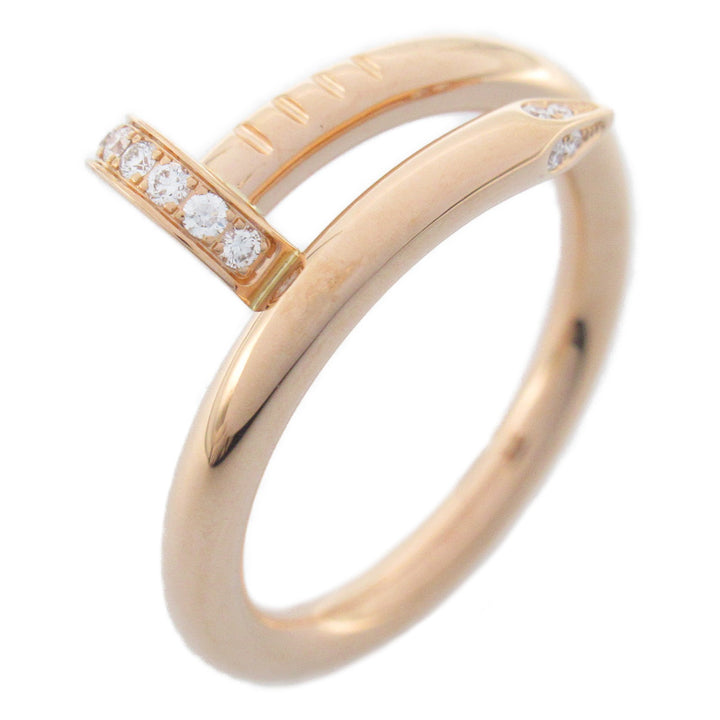 Cartier K18PG Pink Gold Diamond Ring