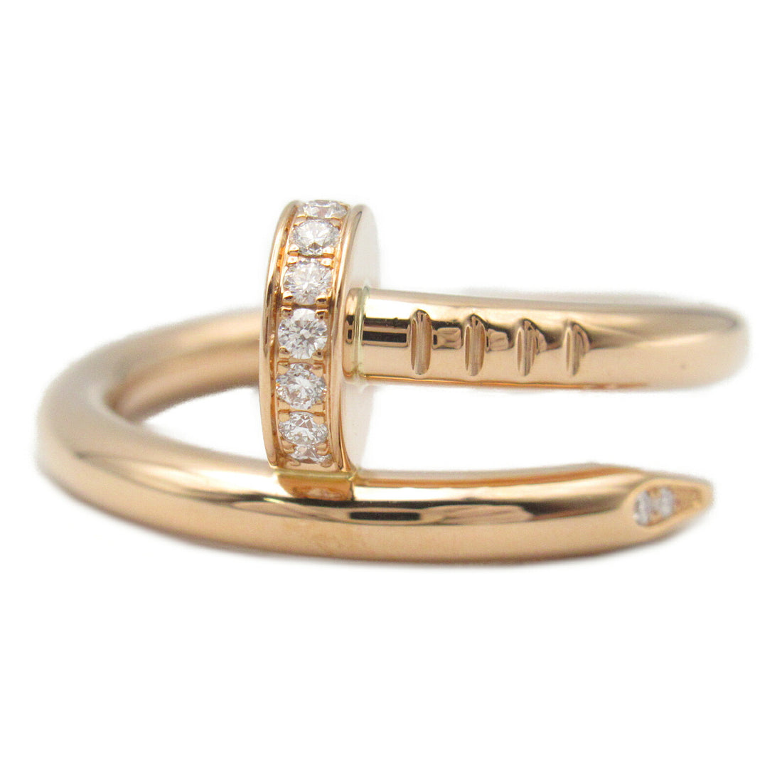 Cartier K18PG Pink Gold Diamond Ring