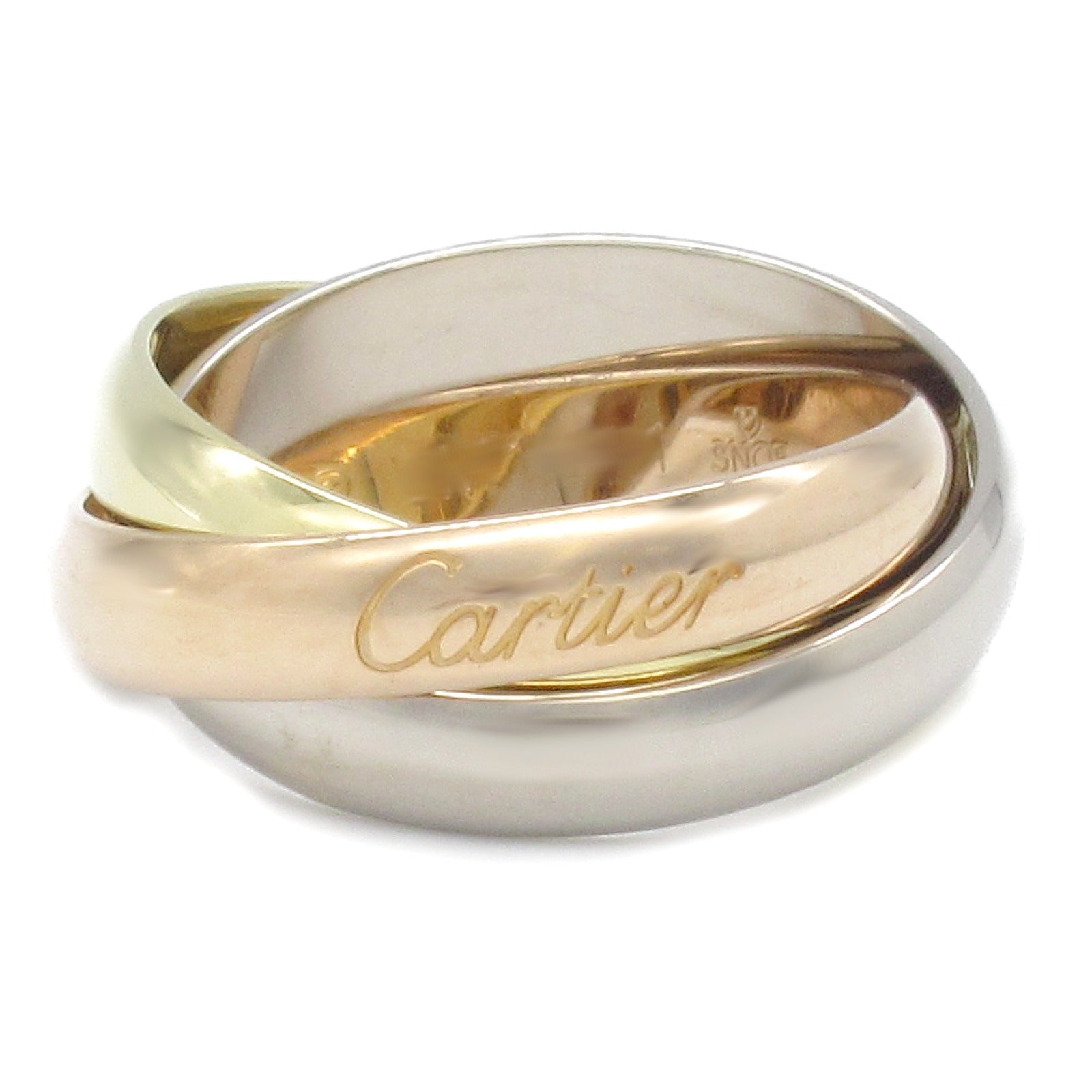 Cartier Trinity Ring K18 Gold