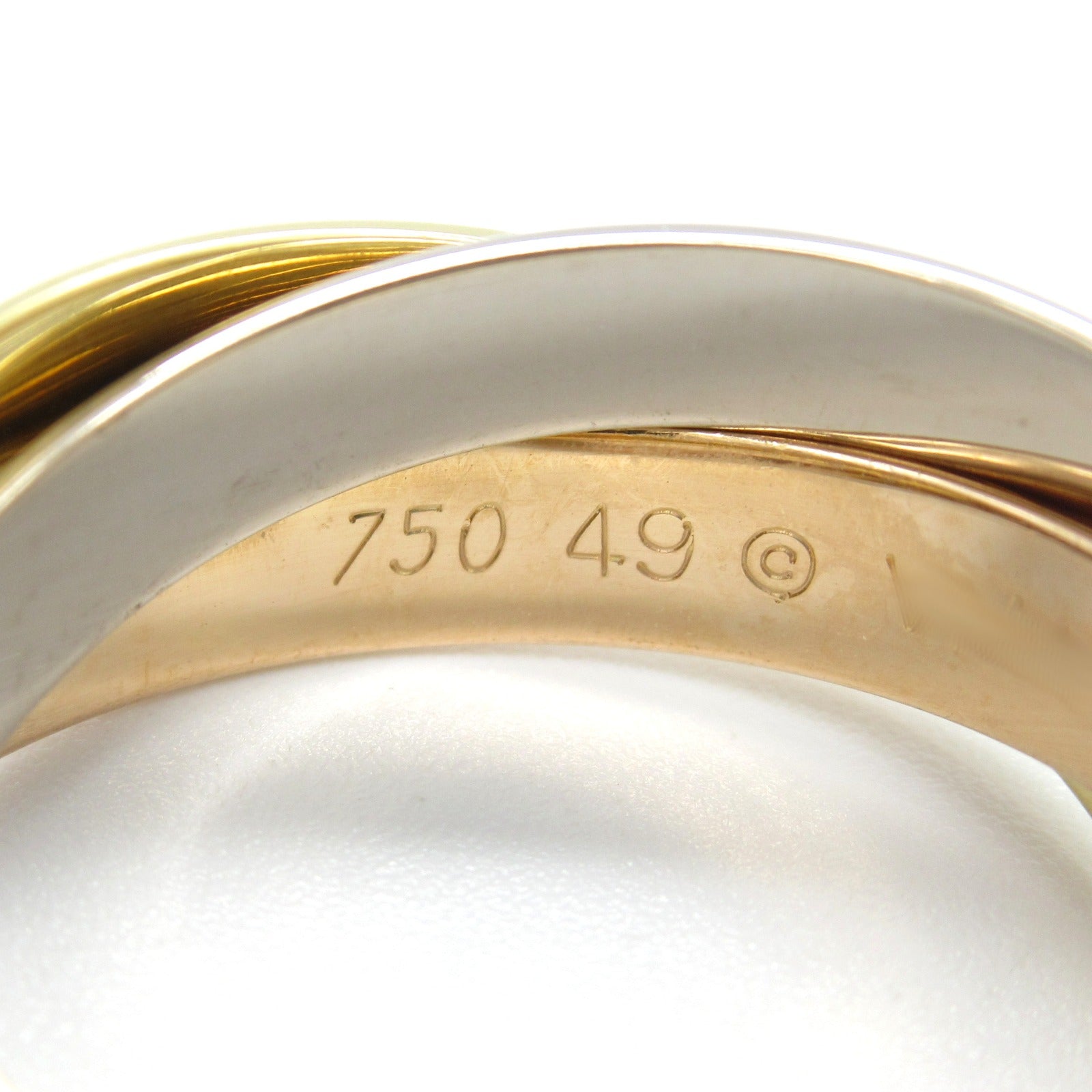 Cartier Trinity Ring K18 Gold