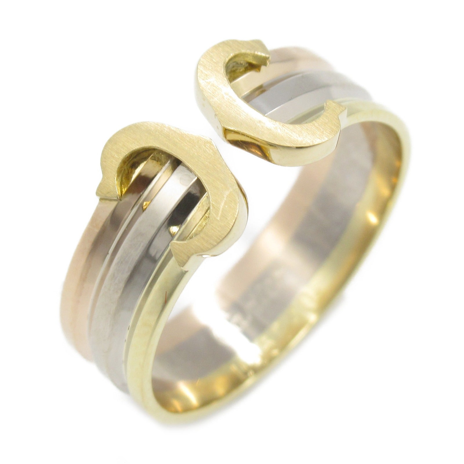 Cartier 2C Ring K18 Gold Jewelry