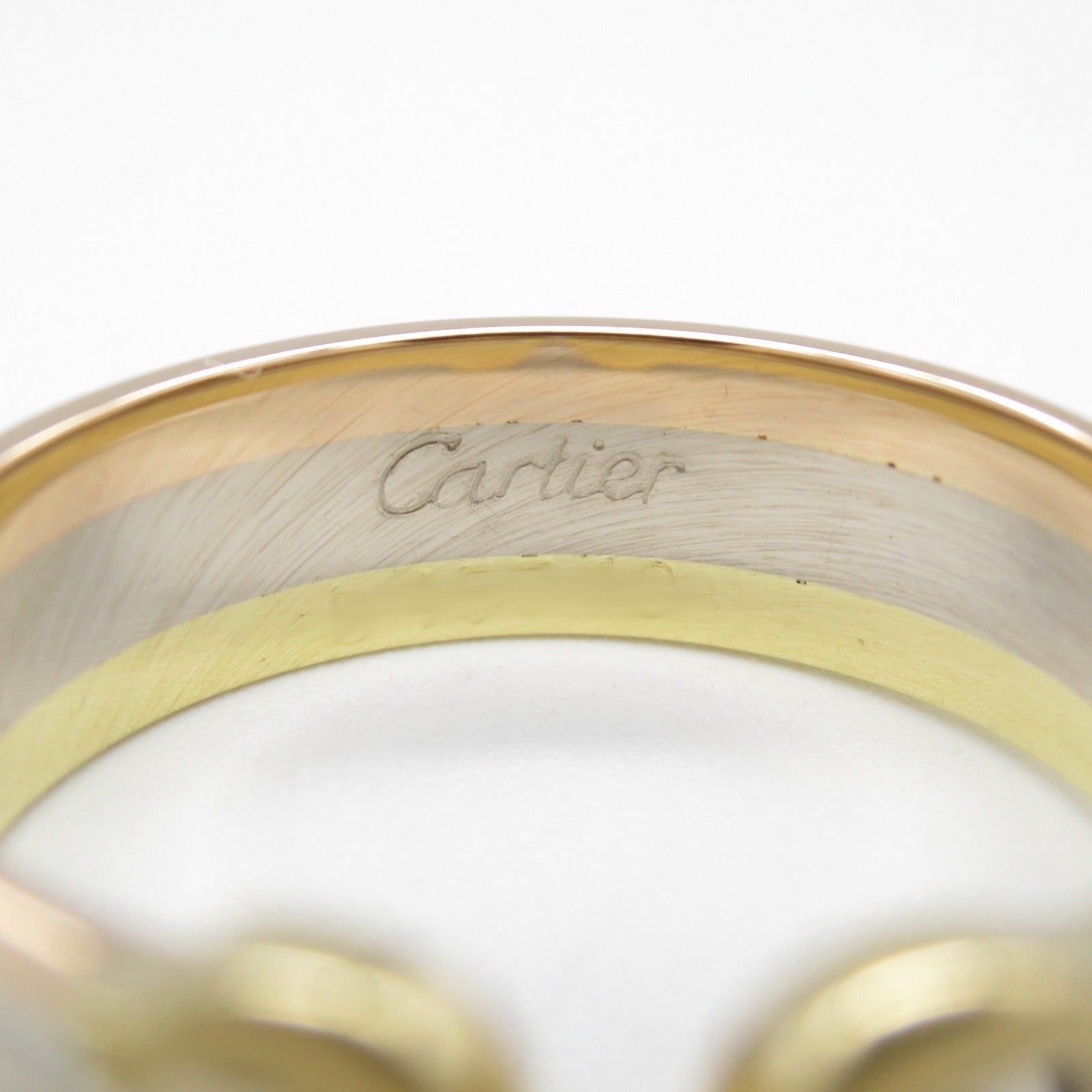 Cartier 2C Ring K18 Gold Jewelry