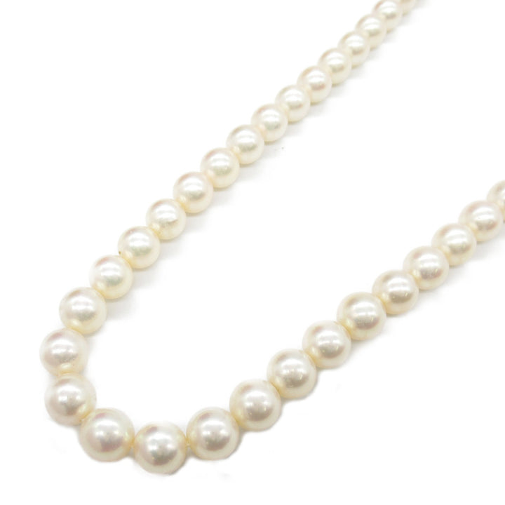 Tasaki Akoya Pearl Silver Necklace Jewelry