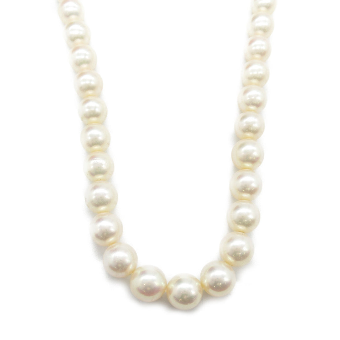 Tasaki Akoya Pearl Silver Necklace Jewelry