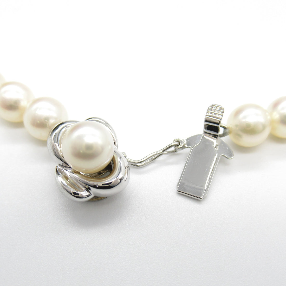 Tasaki Akoya Pearl Silver Necklace Jewelry