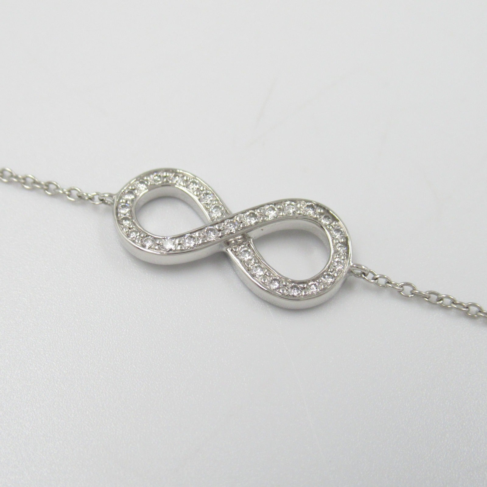 Tiffany & Co Infinity Diamond Bracelet Pt950 Platinum