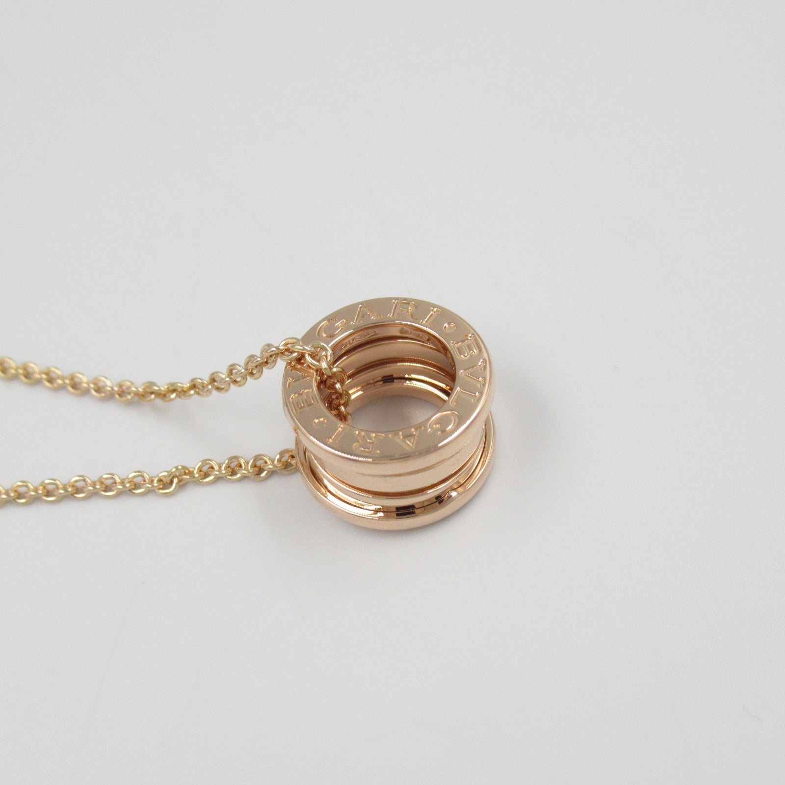 Bvlgari B-zero1 Necklace K18PG Pink Gold