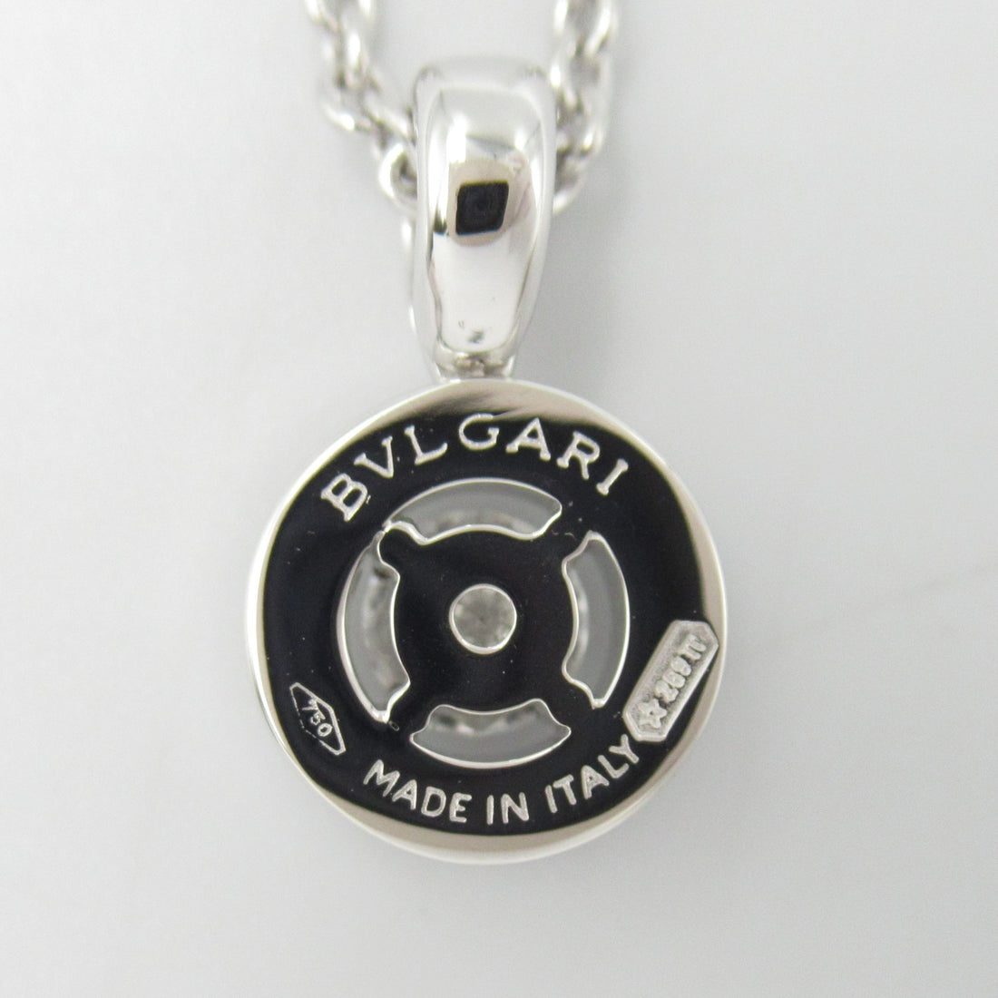 Bvlgari Diamond Necklace K18WG White Gold