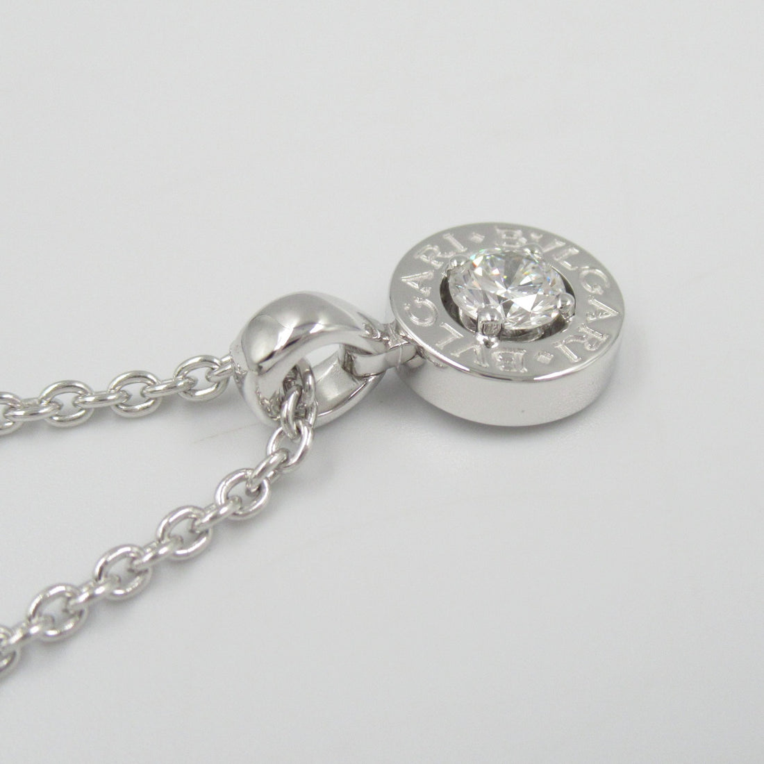 Bvlgari Diamond Necklace K18WG White Gold