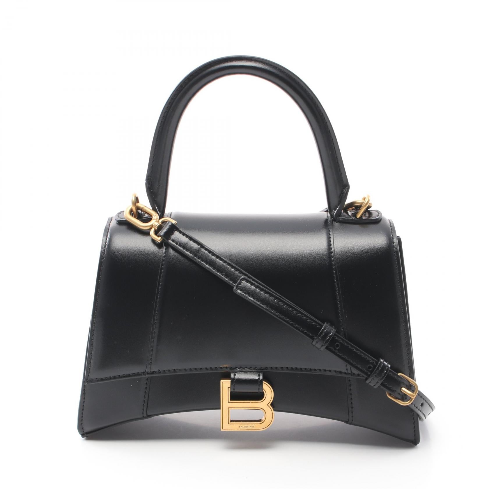 Balenciaga Hourglass Small Leather Handbag