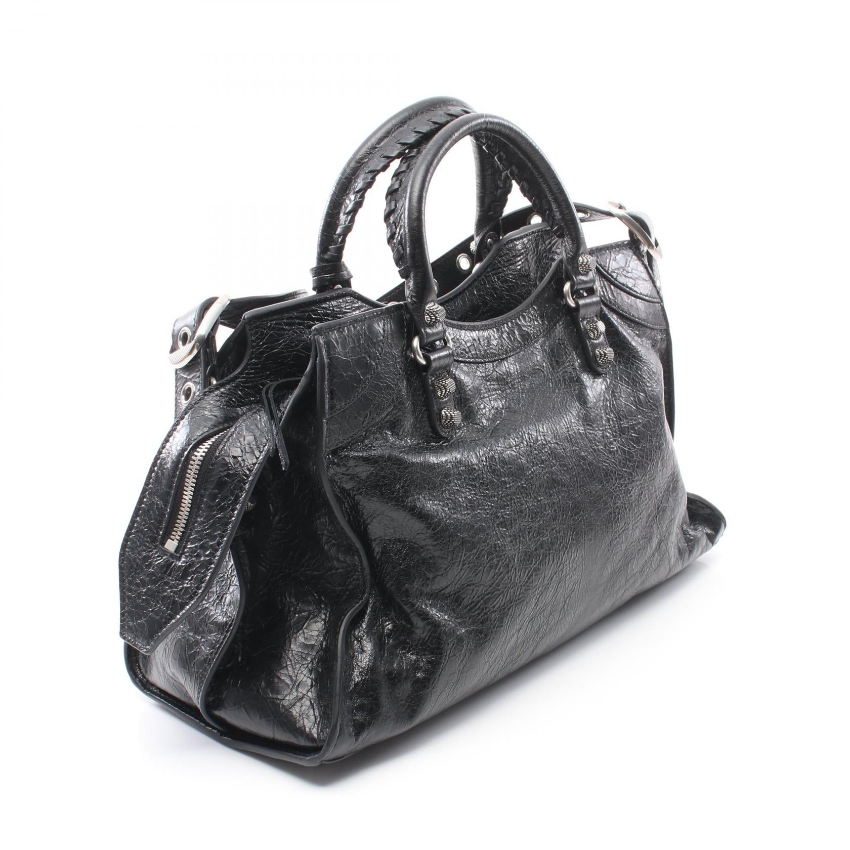 Balenciaga Neo Cagole City Leather Handbag