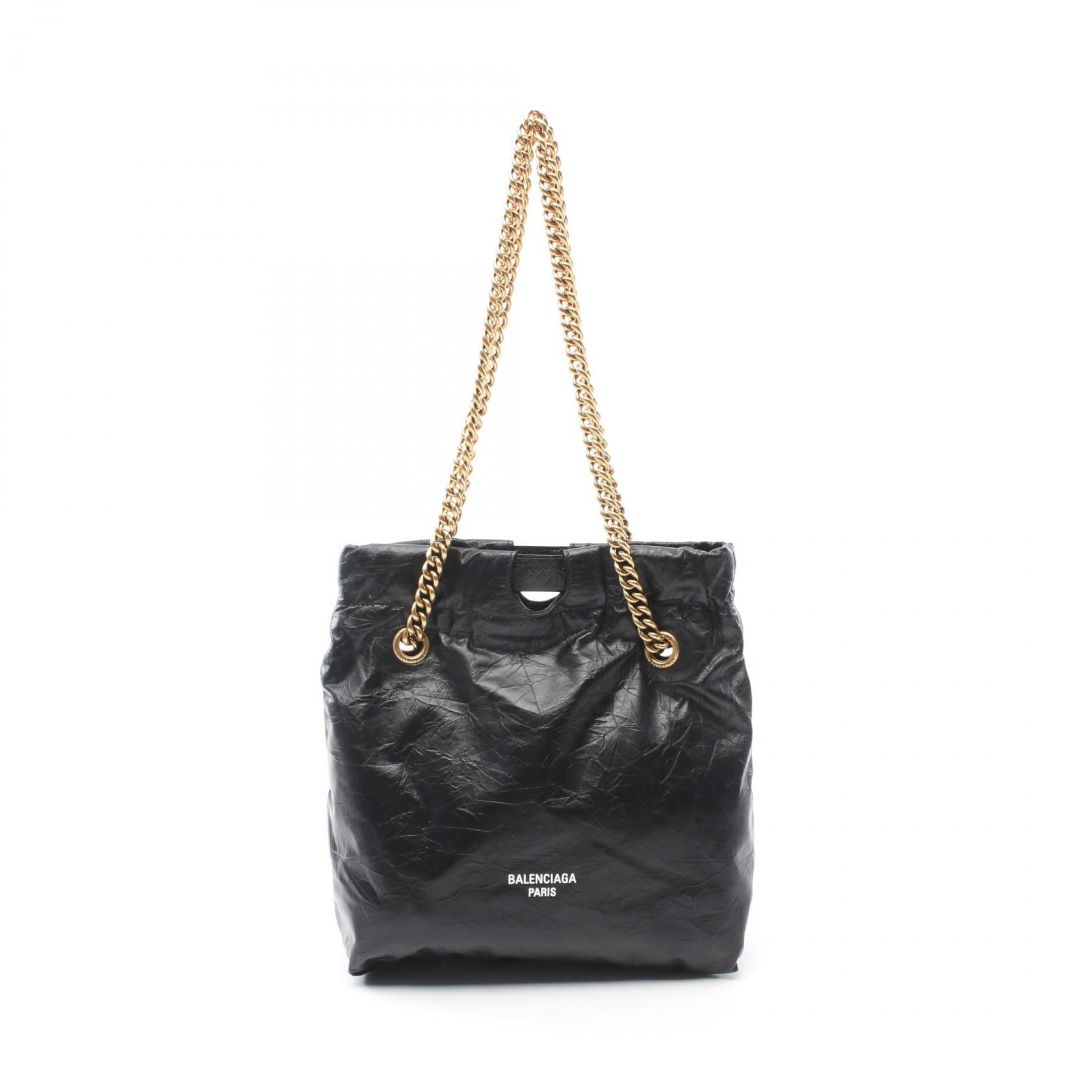 Balenciaga Crush Small Leather Tote Bag