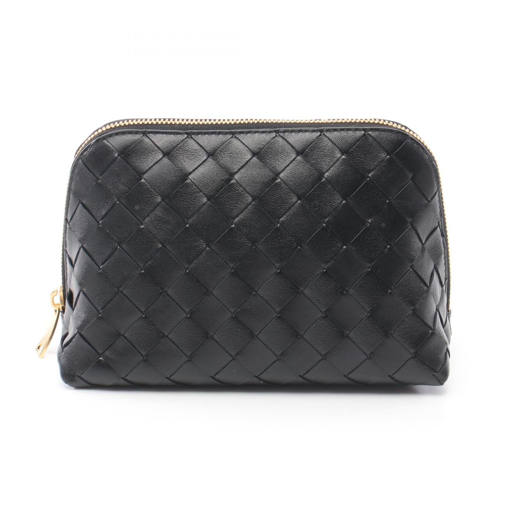 Bottega Veneta Intrecciato Leather Beauty Pouch