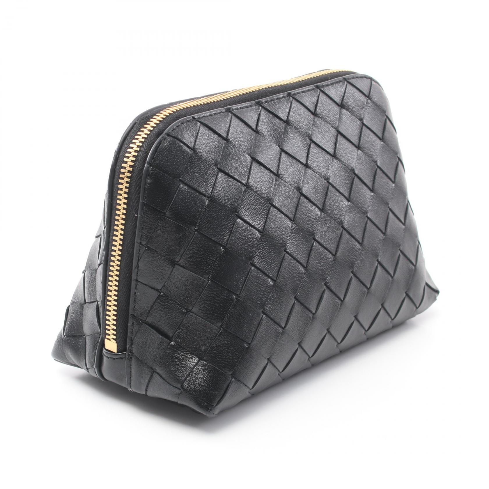 Bottega Veneta Intrecciato Leather Beauty Pouch