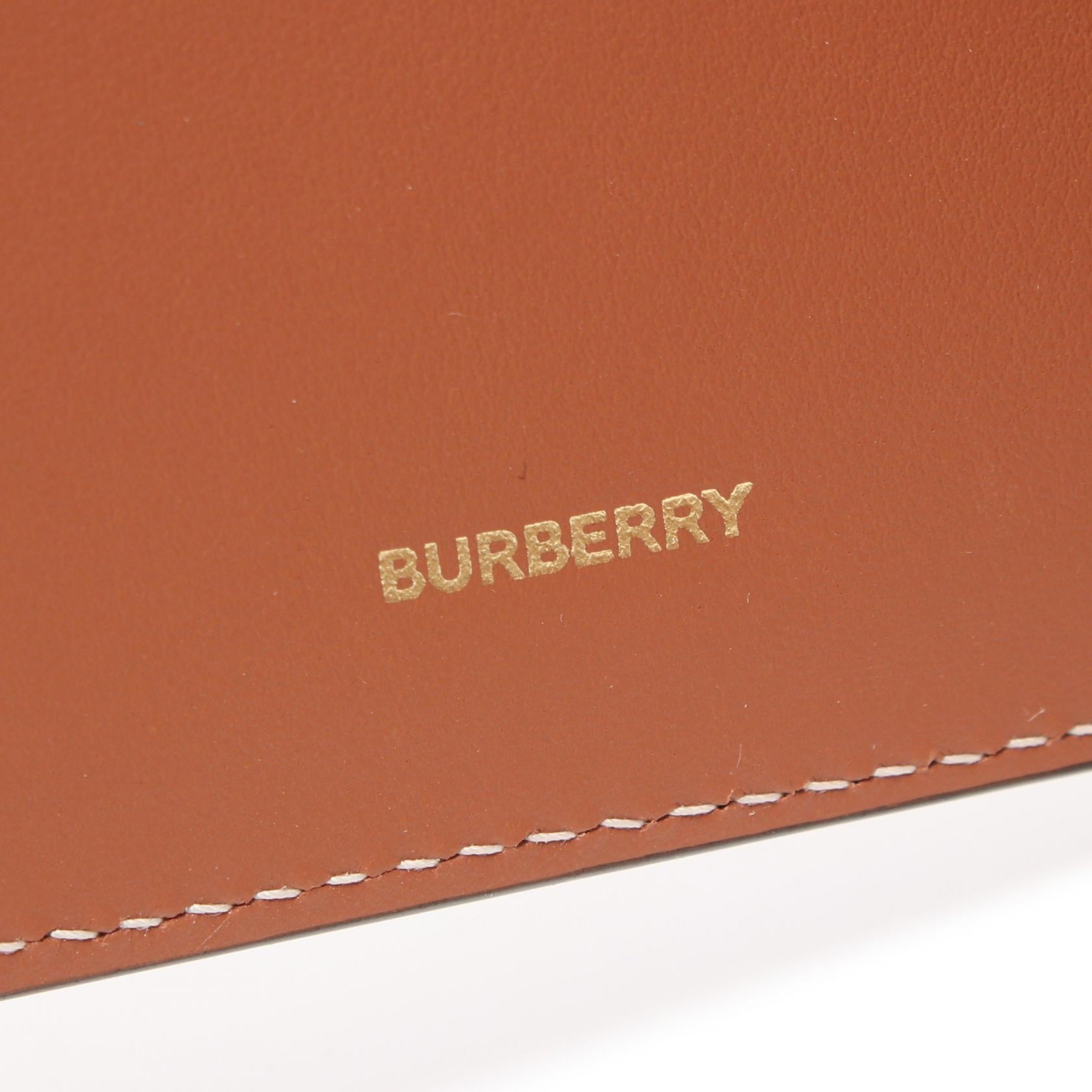 Burberry Archive Check Card Case PVC Canvas