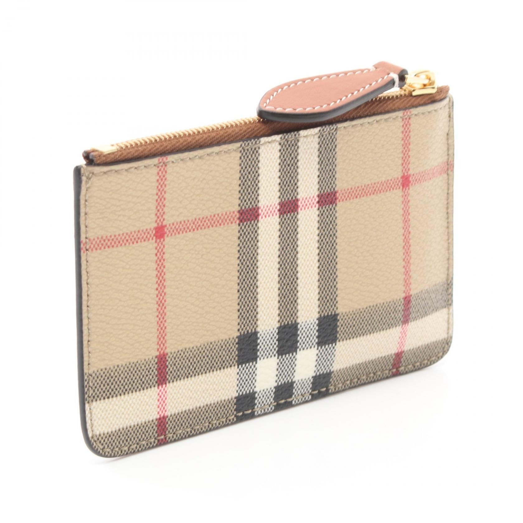 Burberry Vintage Check Coin Case Wallet