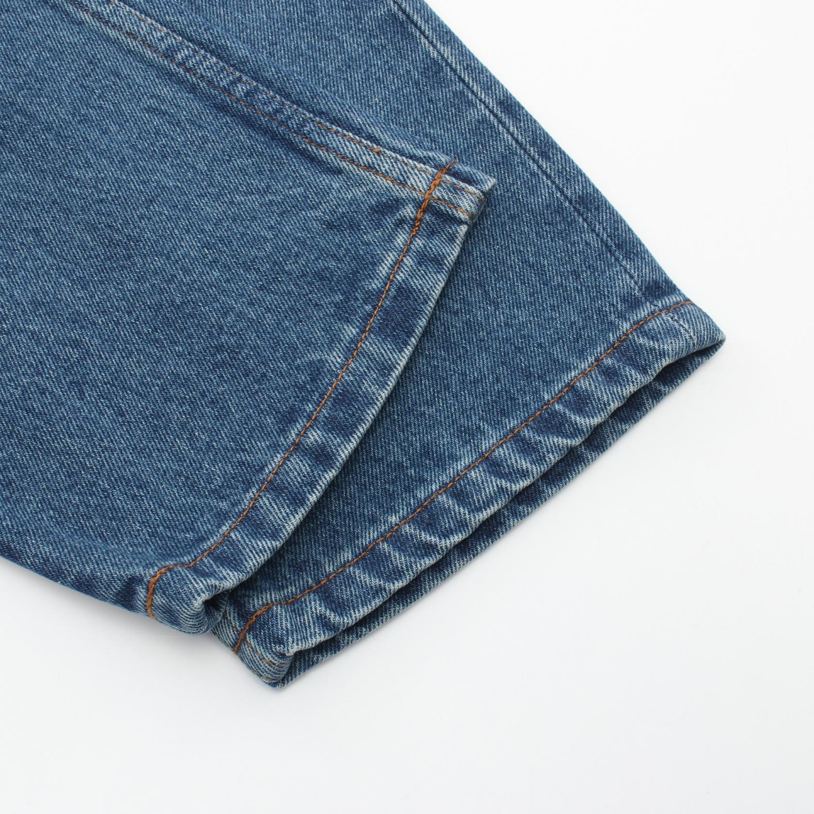 AMI Denim Pants Cotton Blue