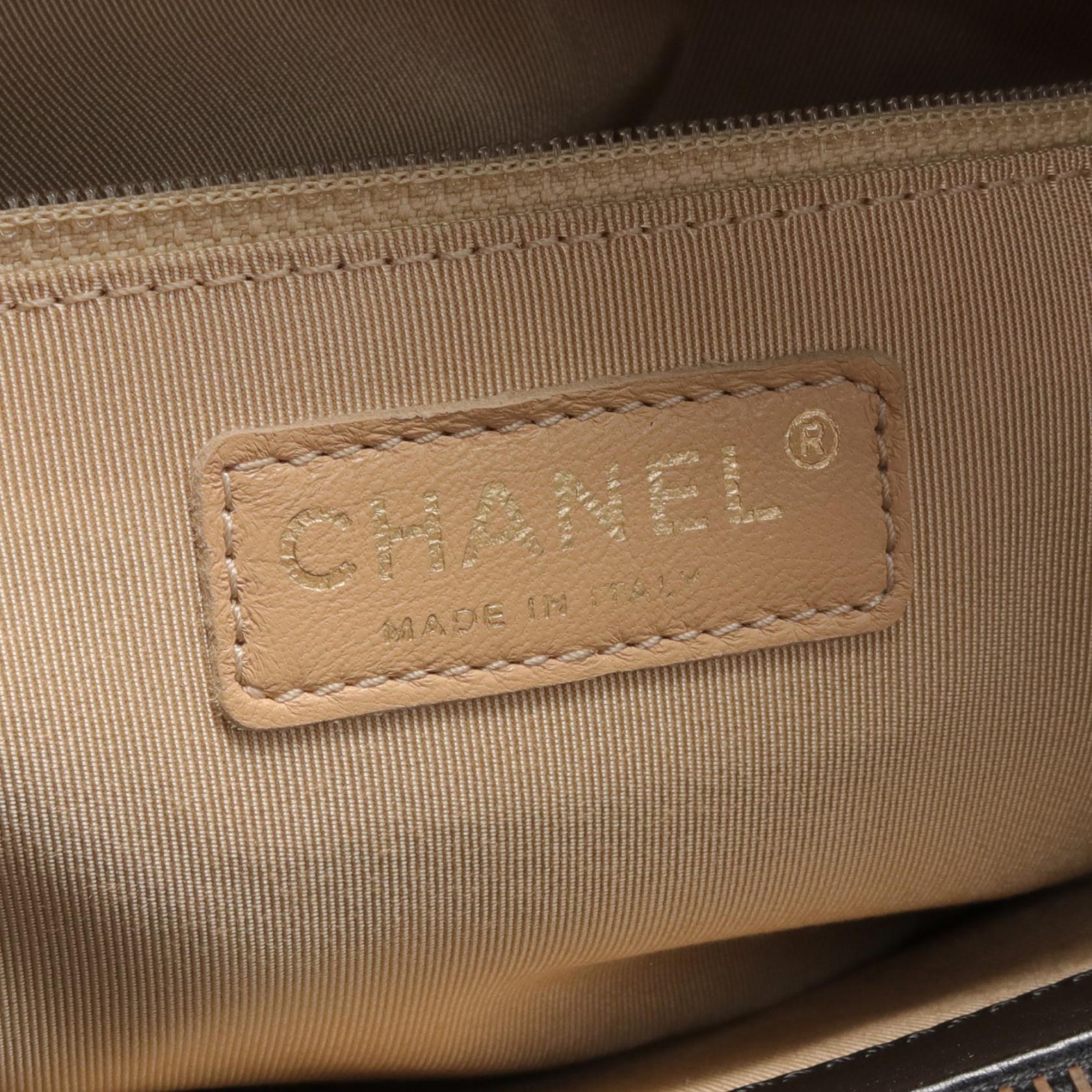 Chanel Leather Matelasse Chain Tote Bag