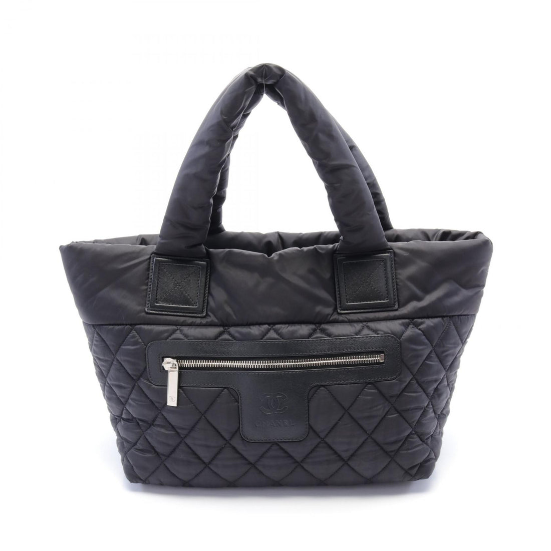 Chanel Coco Cocoon Small Tote Bag Nylon Leather