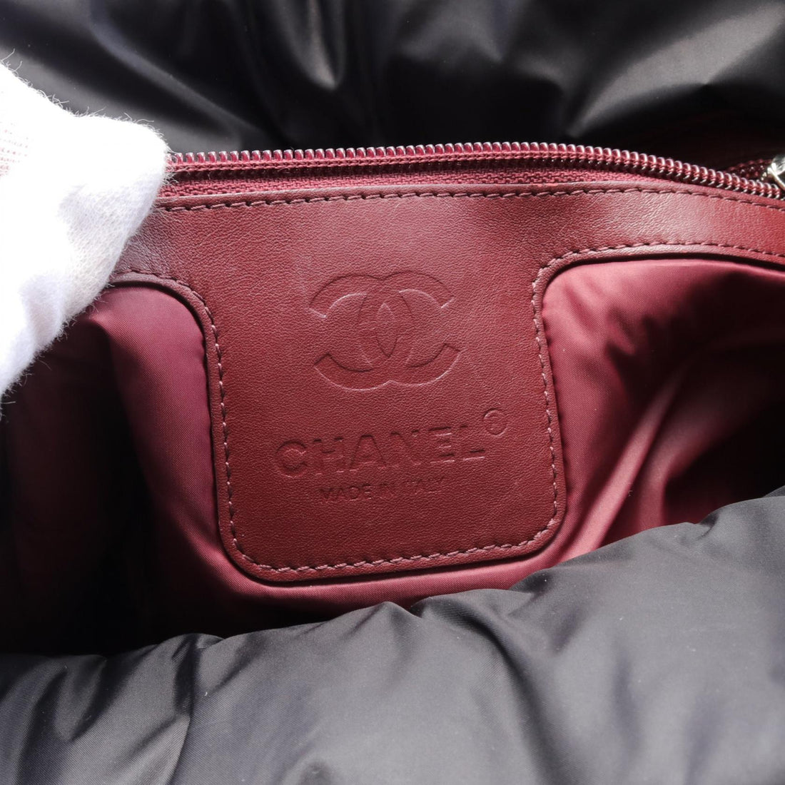 Chanel Coco Cocoon Small Tote Bag Nylon Leather