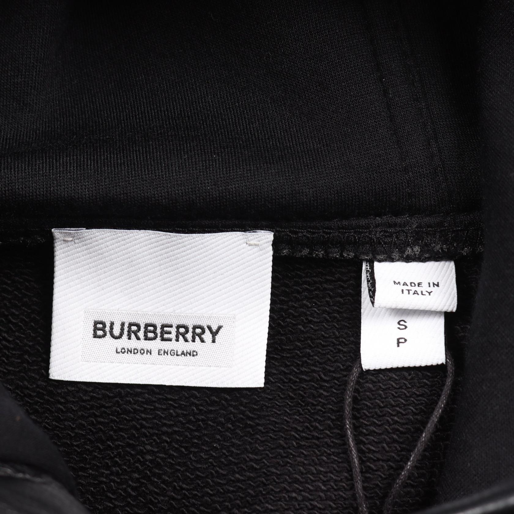 Burberry Cotton Lamb Leather Hoodie