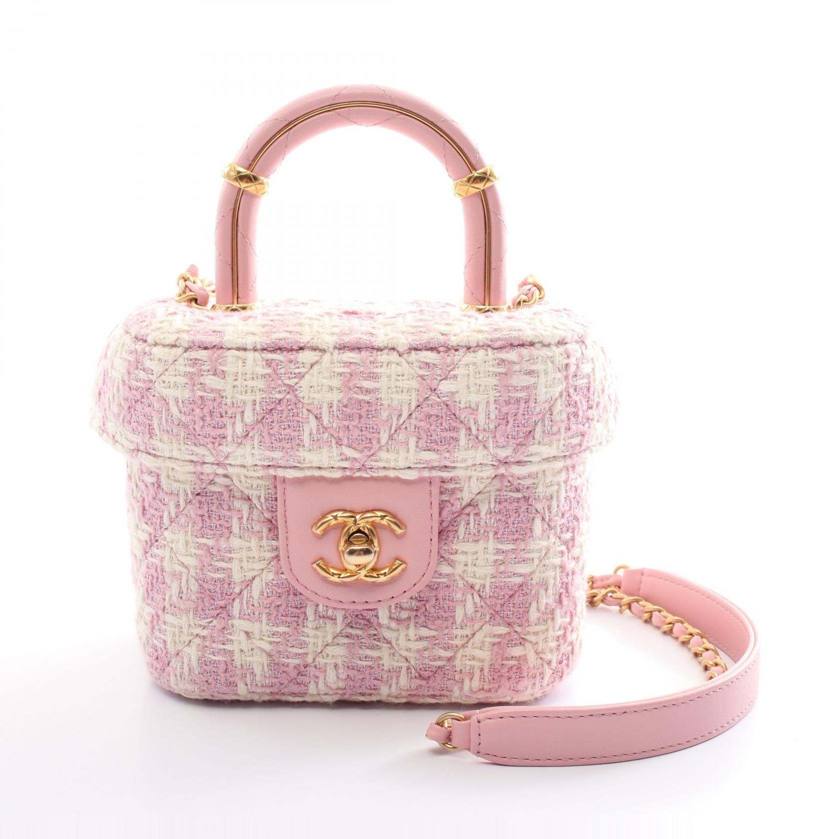 Chanel Matelasse Fabric Handbag AS3973