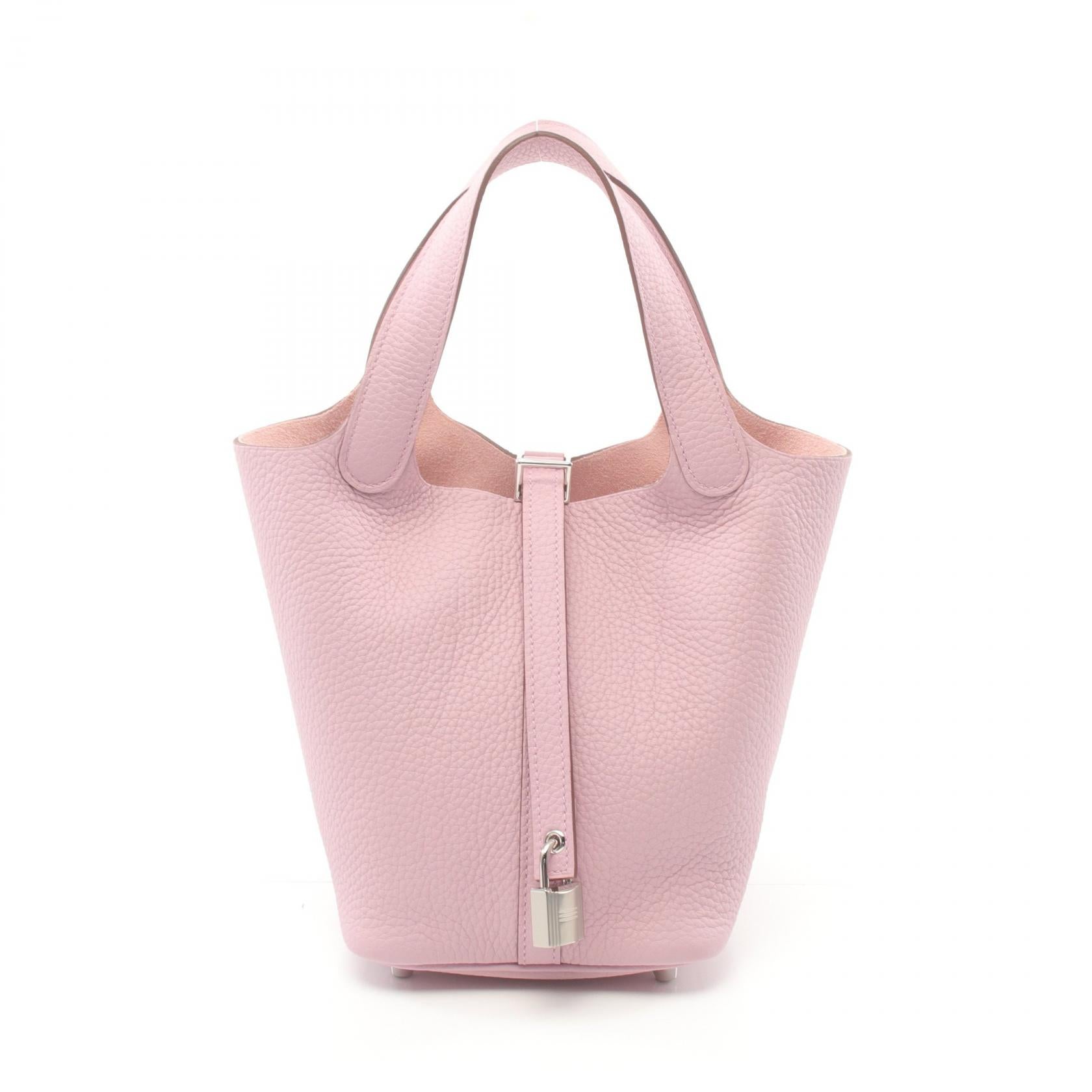 Hermes Picotin Lock PM Handbag Pink