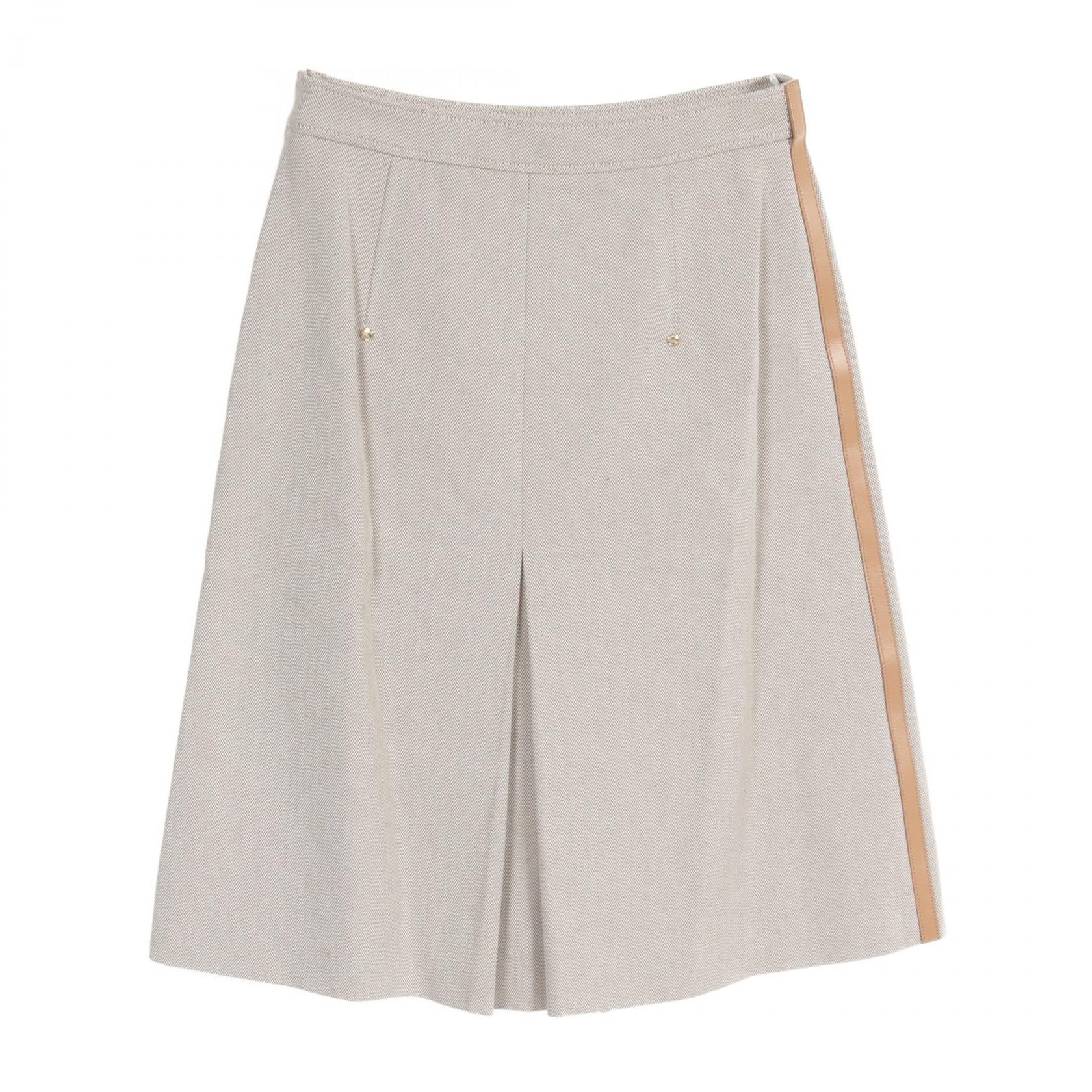 Burberry Cotton Skirt Beige