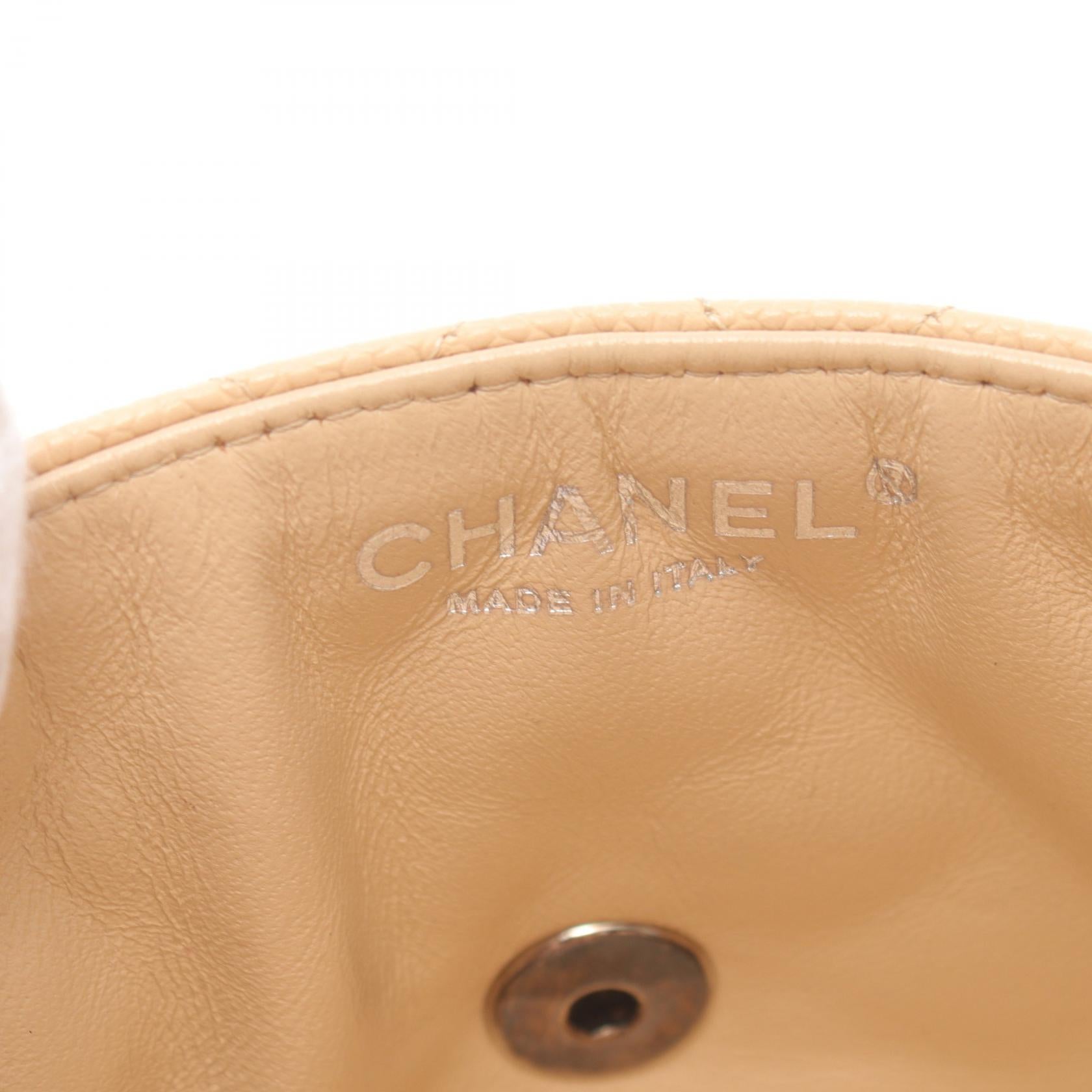 Chanel CC Caviar Single Flap Shoulder Bag  Leather Shoulder Bag 18941093 in Great Condition