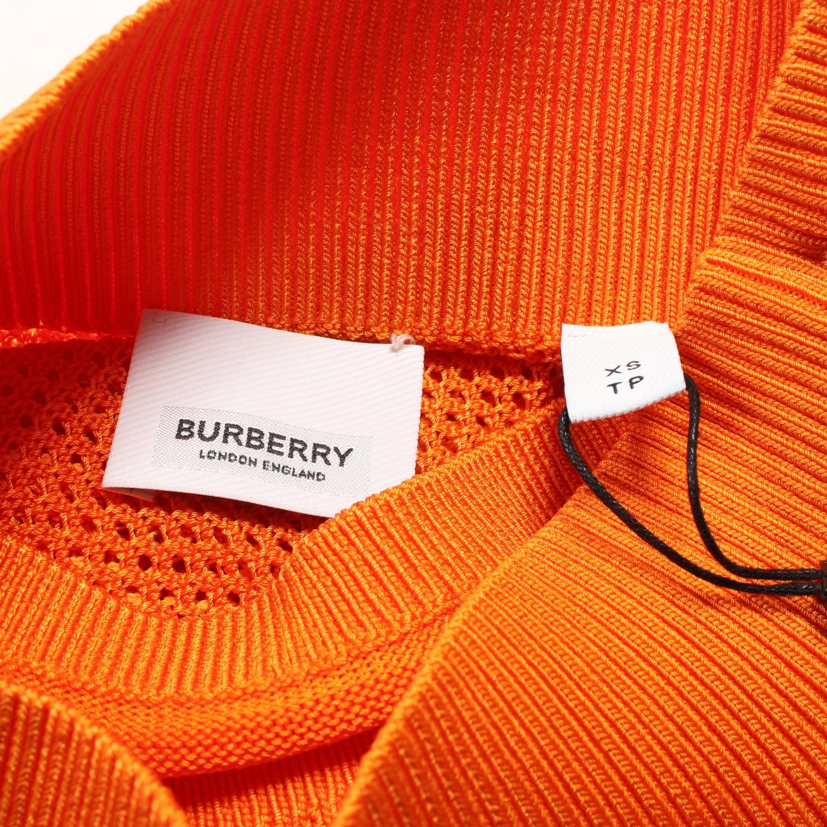 Burberry Mega Check Skirt Orange 8041348