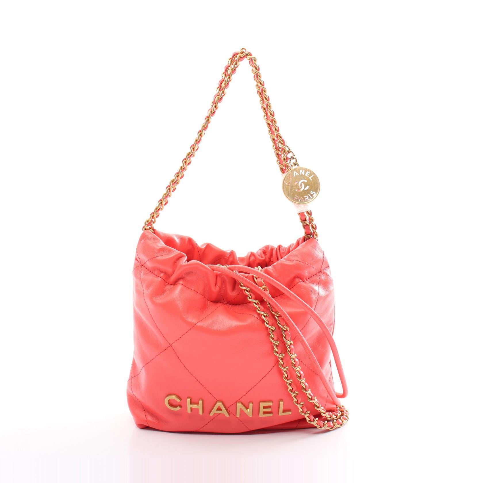 Chanel 22 Mini Lace Patchwork Shoulder Bag