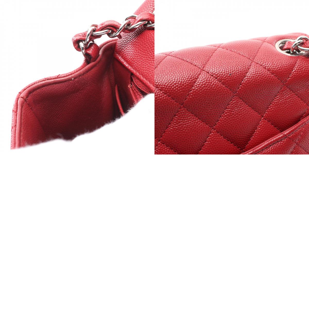 Chanel Mini Matelasse Shoulder Bag Red