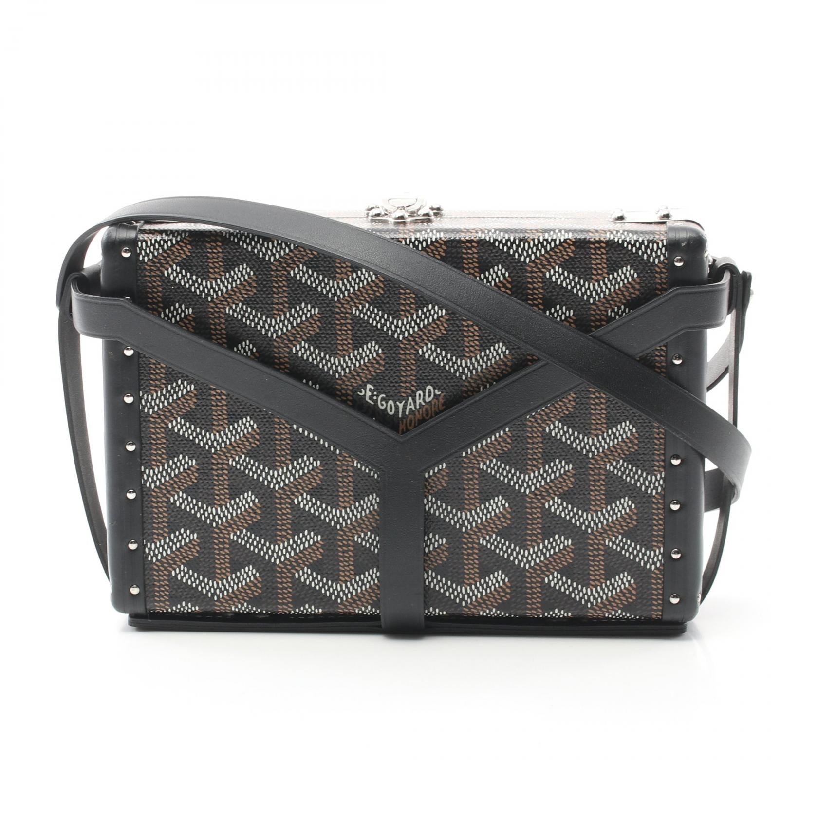 Goyard Minodière Trunk Shoulder Bag PVC Leather