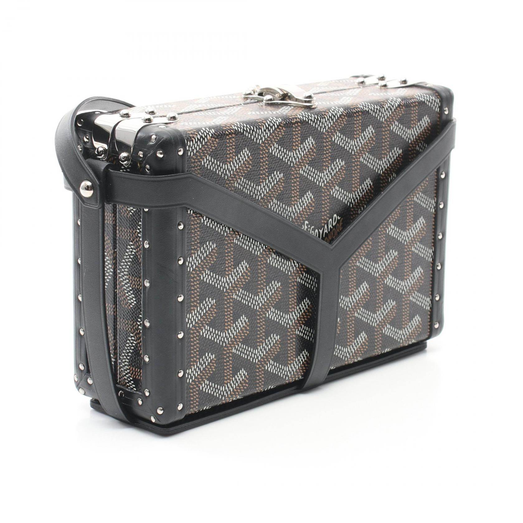 Goyard Minodière Trunk Shoulder Bag PVC Leather