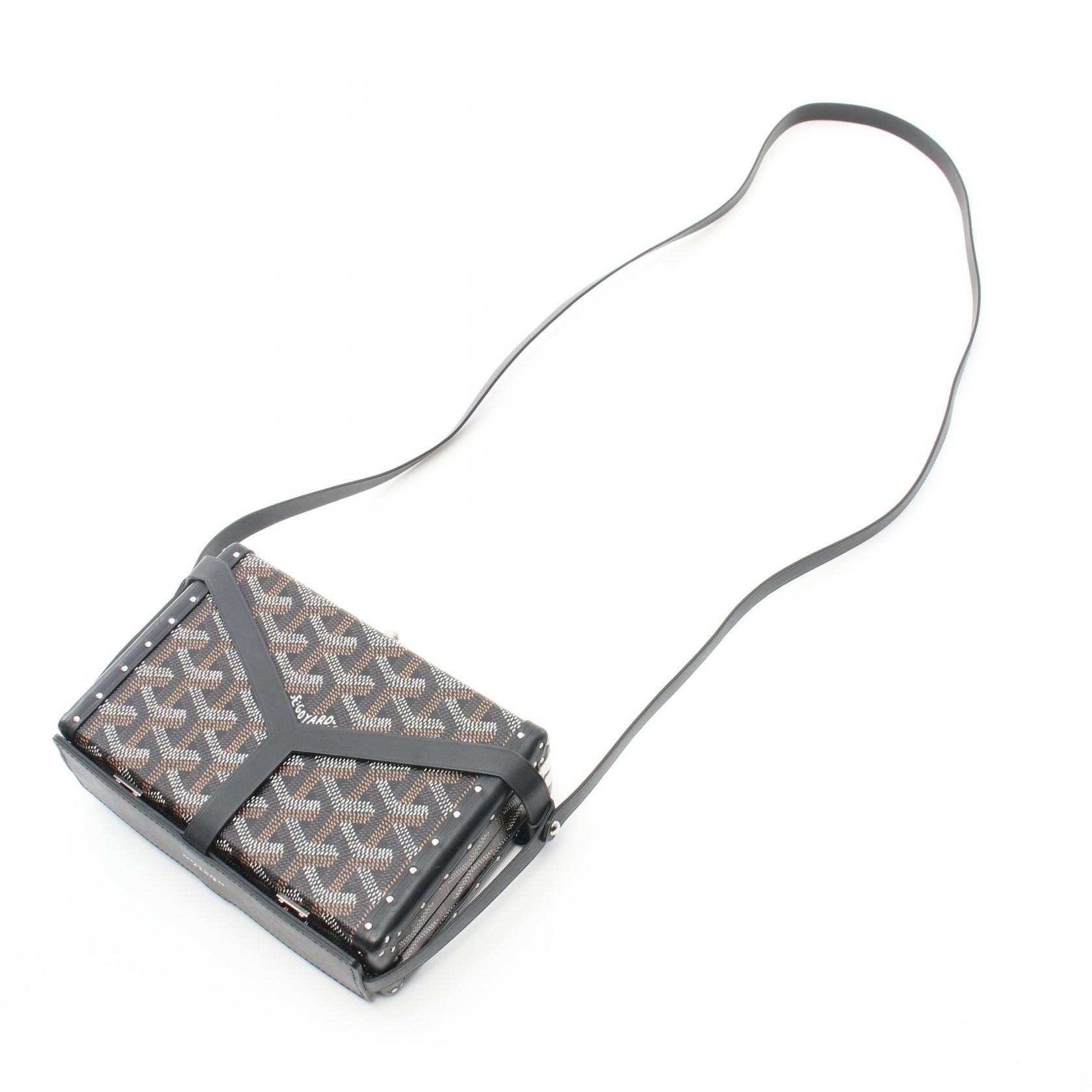 Goyard Minodière Trunk Shoulder Bag PVC Leather