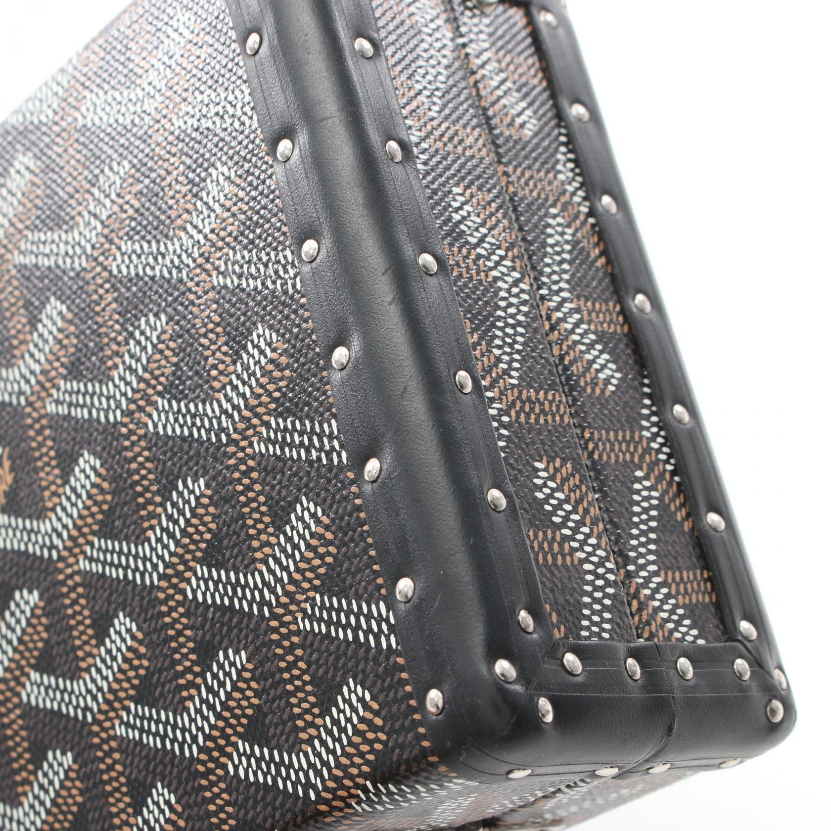 Goyard Minodière Trunk Shoulder Bag PVC Leather