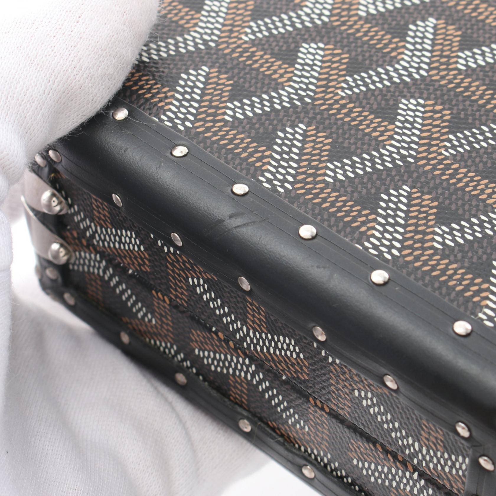 Goyard Minodière Trunk Shoulder Bag PVC Leather